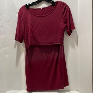 Short Sleeve Nursing Top